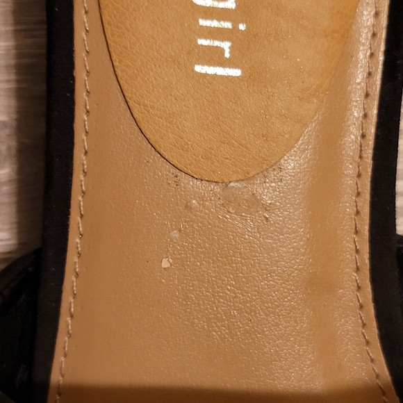 Madden Girl | Black | Fuax Suede | Mule Flats | Size 9 - Picture 12 of 13